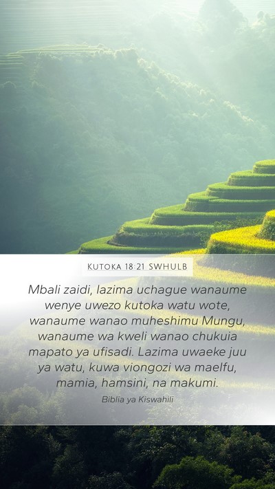 Kutoka 18:21 SWHULB Bible Verse Image