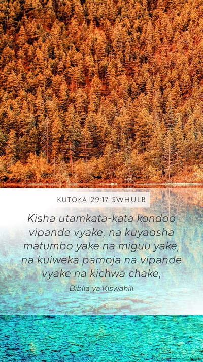 Kutoka 29:17 SWHULB Bible Verse Image
