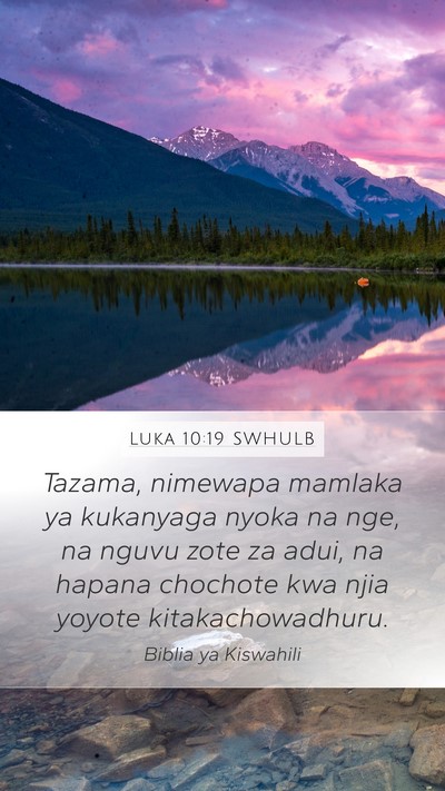 Luka 10:19 SWHULB Bible Verse Image