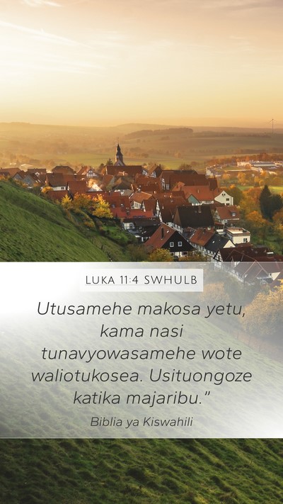 Luka 11:4 SWHULB Bible Verse Image