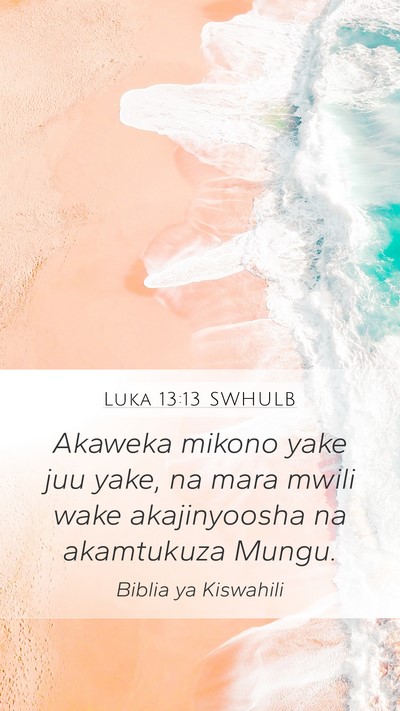 Luka 13:13 SWHULB Bible Verse Image