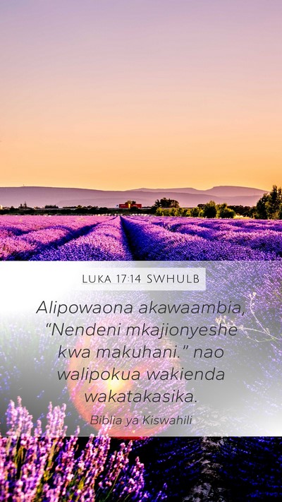 Luka 17:14 SWHULB Bible Verse Image