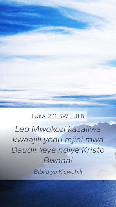 Luka 2:11 SWHULB Bible Verse Image