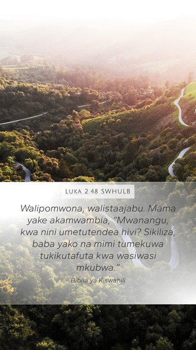 Luka 2:48 SWHULB Bible Verse Image