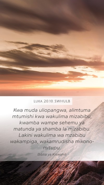 Luka 20:10 SWHULB Bible Verse Image