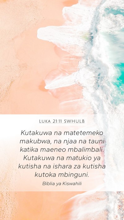 Luka 21:11 SWHULB Bible Verse Image