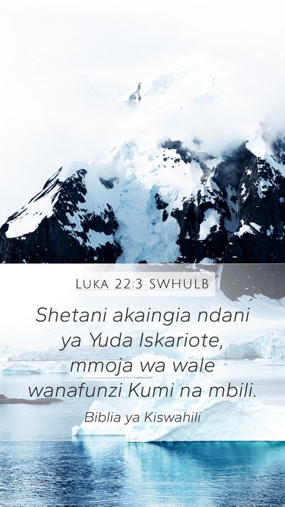 Luka 22:3 SWHULB Bible Verse Image