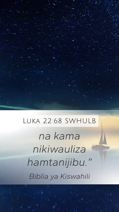 Luka 22:68 SWHULB Bible Verse Image