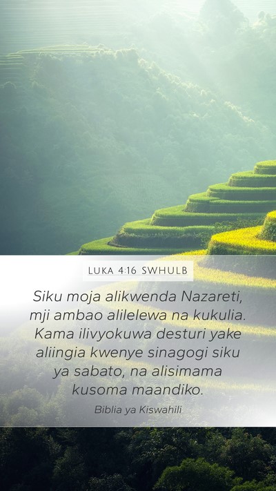 Luka 4:16 SWHULB Bible Verse Image