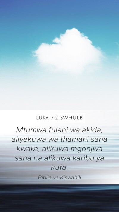 Luka 7:2 SWHULB Bible Verse Image