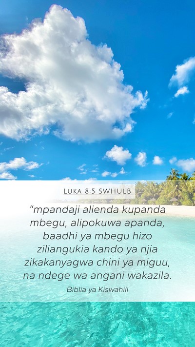 Luka 8:5 SWHULB Bible Verse Image