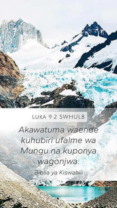 Luka 9:2 SWHULB Bible Verse Image