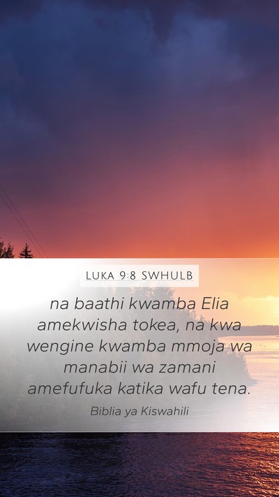 Luka 9:8 SWHULB Bible Verse Image