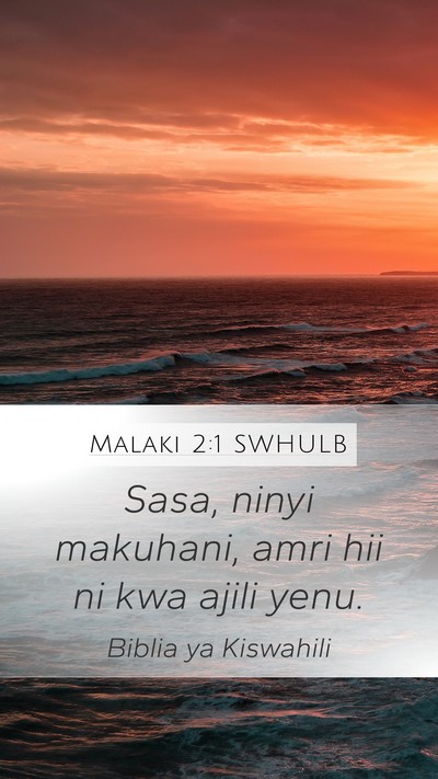 Malaki 2:1 SWHULB Bible Verse Image