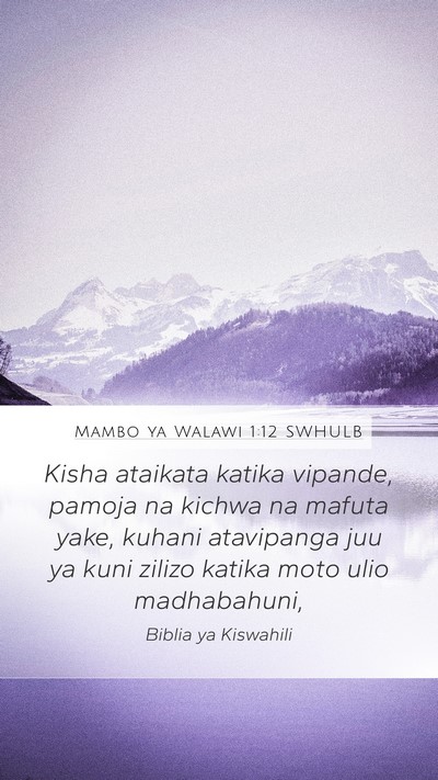 Mambo ya Walawi 1:12 SWHULB Bible Verse Image