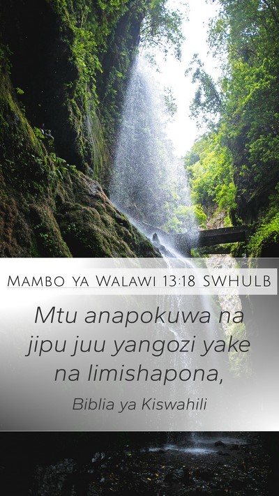 Mambo ya Walawi 13:18 SWHULB Bible Verse Image
