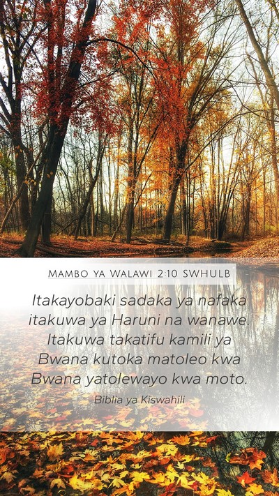 Mambo ya Walawi 2:10 SWHULB Bible Verse Image