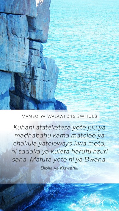 Mambo ya Walawi 3:16 SWHULB Bible Verse Image