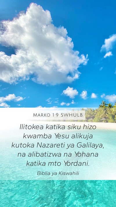Marko 1:9 SWHULB Bible Verse Image