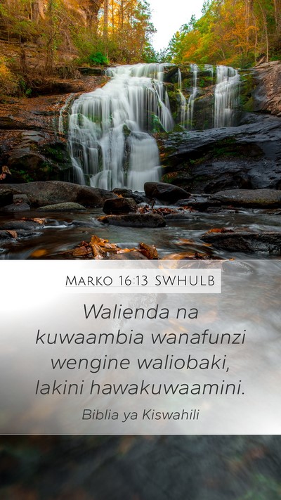 Marko 16:13 SWHULB Bible Verse Image