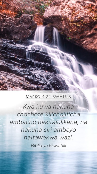 Marko 4:22 SWHULB Bible Verse Image