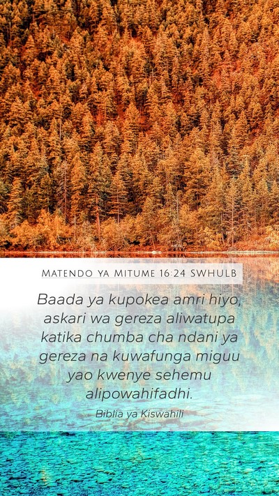 Matendo ya Mitume 16:24 SWHULB Bible Verse Image