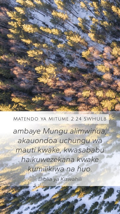 Matendo ya Mitume 2:24 SWHULB Bible Verse Image