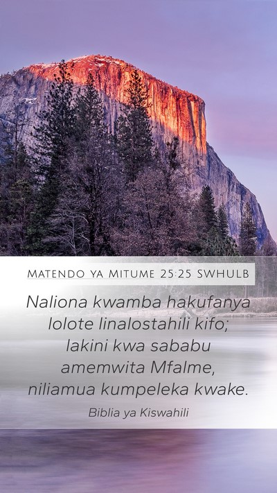 Matendo ya Mitume 25:25 SWHULB Bible Verse Image