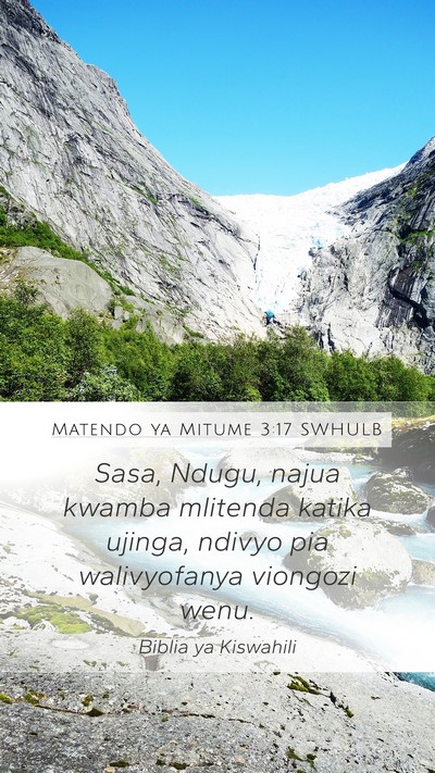 Matendo ya Mitume 3:17 SWHULB Bible Verse Image