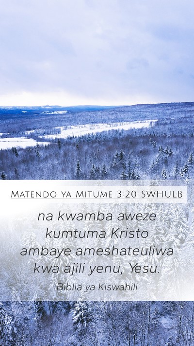 Matendo ya Mitume 3:20 SWHULB Mobile Phone Wallpaper - na kwamba aweze kumtuma Kristo ambaye - Mobile Bible Verse Wallpaper