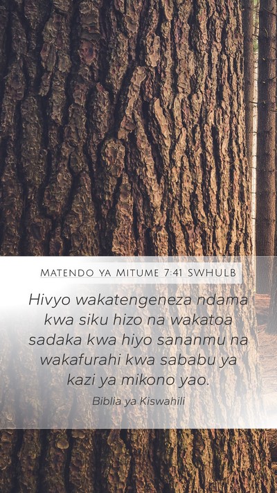 Matendo ya Mitume 7:41 SWHULB Bible Verse Image