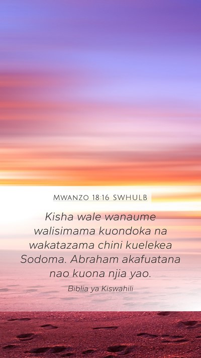 Mwanzo 18:16 SWHULB Bible Verse Image