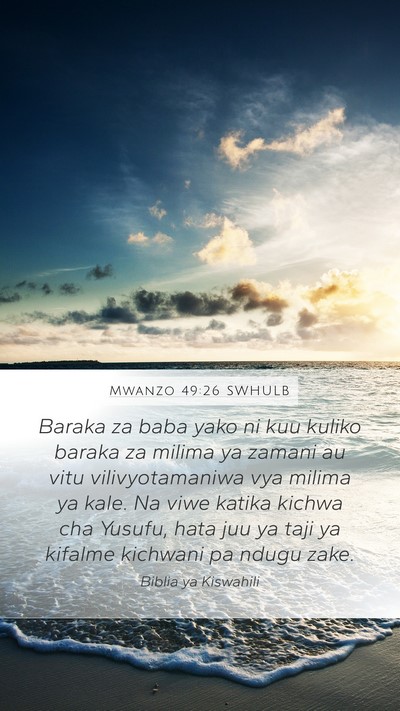 Mwanzo 49:26 SWHULB Bible Verse Image