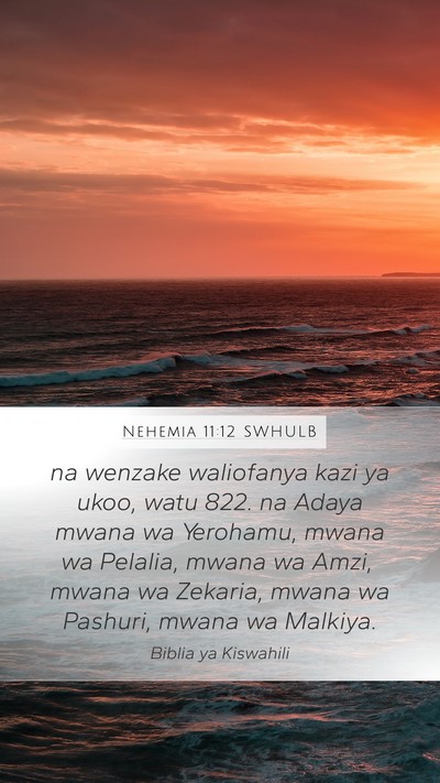 Nehemia 11:12 SWHULB Bible Verse Image
