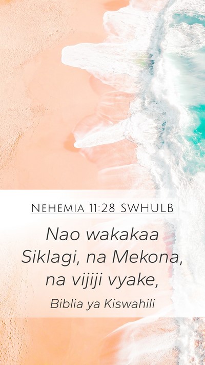 Nehemia 11:28 SWHULB Bible Verse Image