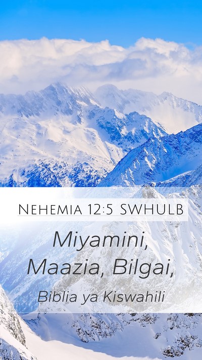 Nehemia 12:5 SWHULB Bible Verse Image