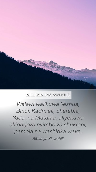 Nehemia 12:8 SWHULB Bible Verse Image