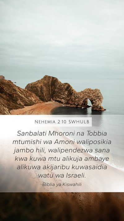 Nehemia 2:10 SWHULB Bible Verse Image