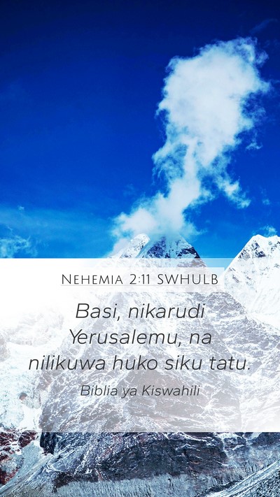 Nehemia 2:11 SWHULB Bible Verse Image