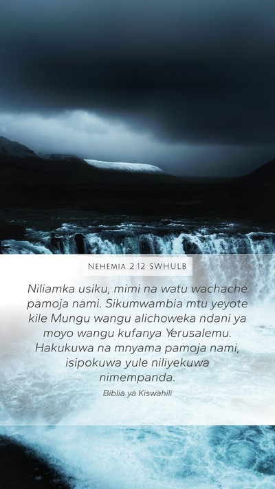 Nehemia 2:12 SWHULB Bible Verse Image