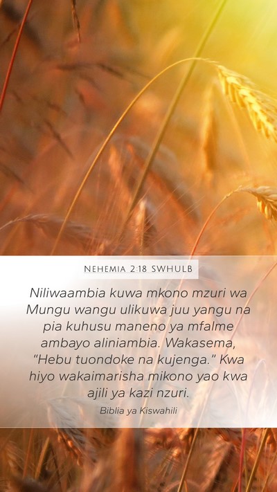 Nehemia 2:18 SWHULB Bible Verse Image