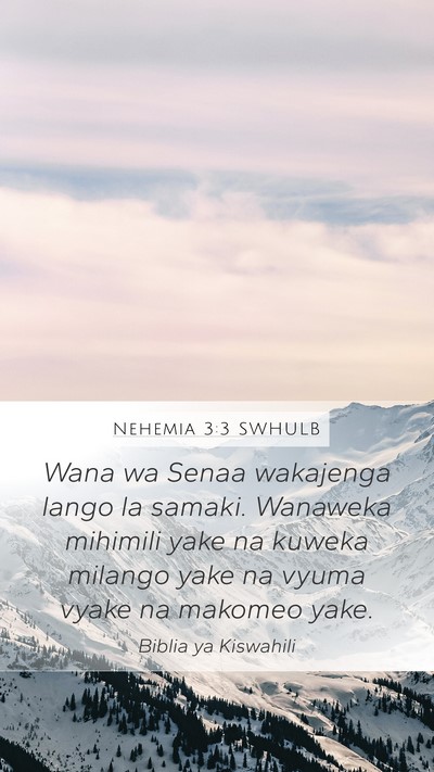 Nehemia 3:3 SWHULB Bible Verse Image