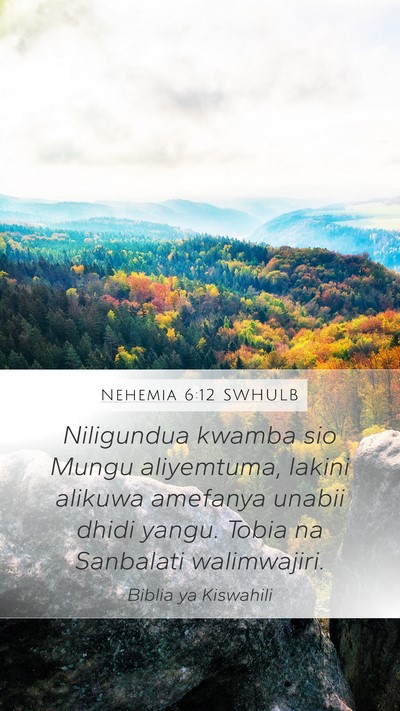 Nehemia 6:12 SWHULB Bible Verse Image