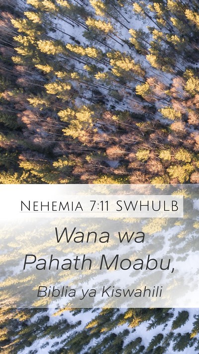 Nehemia 7:11 SWHULB Bible Verse Image
