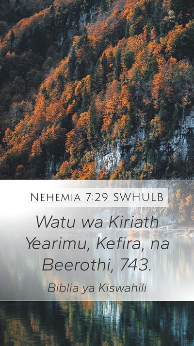 Nehemia 7:29 SWHULB Bible Verse Image