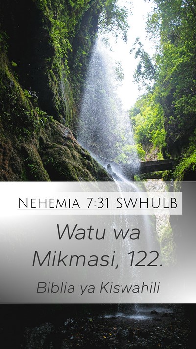 Nehemia 7:31 SWHULB Bible Verse Image