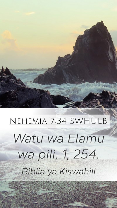 Nehemia 7:34 SWHULB Bible Verse Image