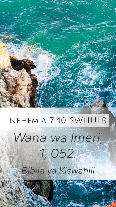 Nehemia 7:40 SWHULB Bible Verse Image