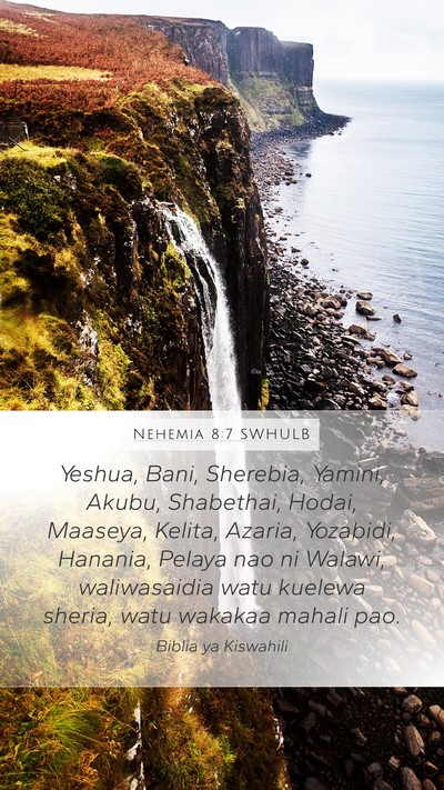 Nehemia 8:7 SWHULB Bible Verse Image