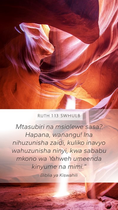 Ruth 1:13 SWHULB Bible Verse Image